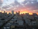 Sonnenaufgang in San Francisco